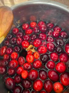 Cranberrys einkochen